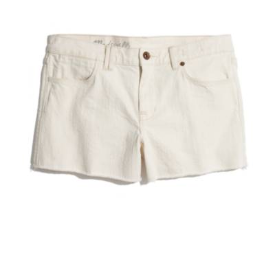 Denim Cutoff Shorts in Linen Wash