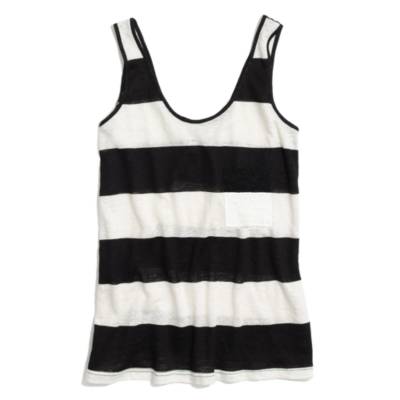 Linen Tank in Stripe