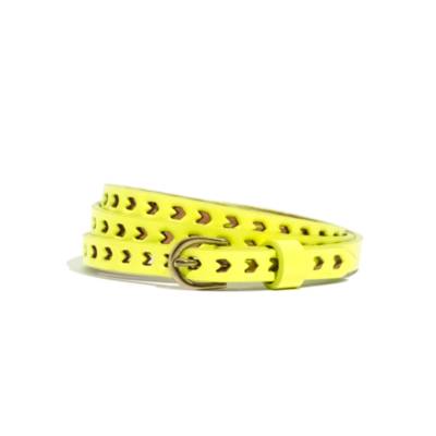 Arrowcut Skinny Belt in Patent