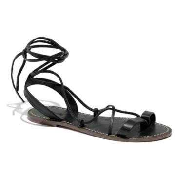 The Leather Lace Sandal