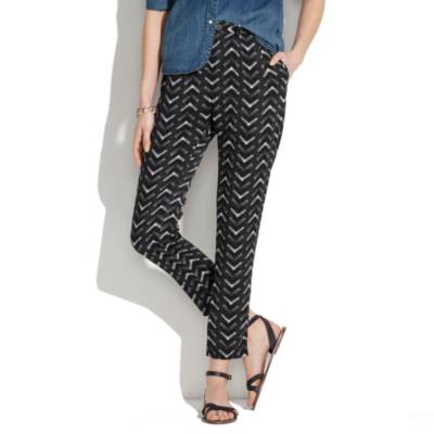 Printed Delancey Trousers