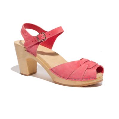 Swedish Hasbeens&reg; Peep-Toe Super-High Clogs