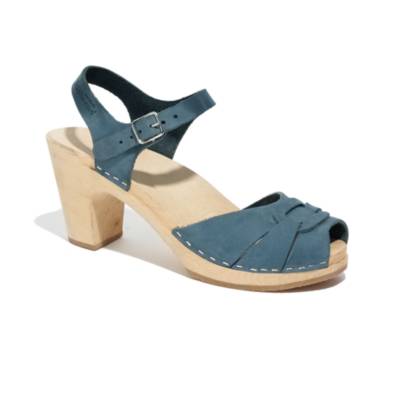 Swedish Hasbeens&reg; Peep-Toe Super-High Clogs