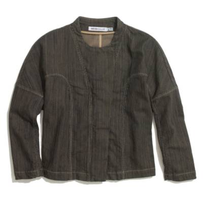 See By Chlo&eacute;&reg; Overdyed Striped Denim Jacket