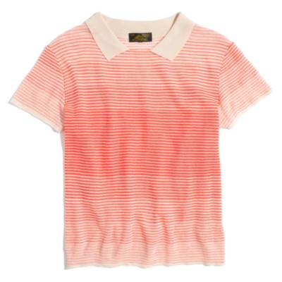 Le Mont St. Michel&reg; Striped Collar Sweater