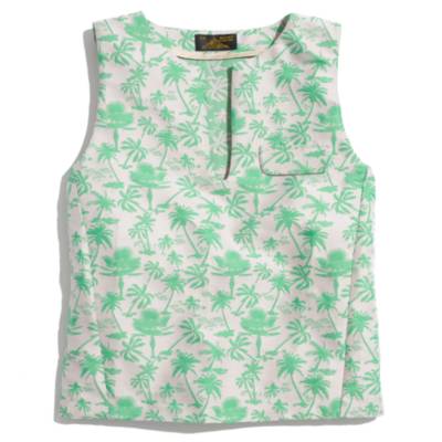 Le Mont St. Michel&reg; Cropped Hawaiian Tank