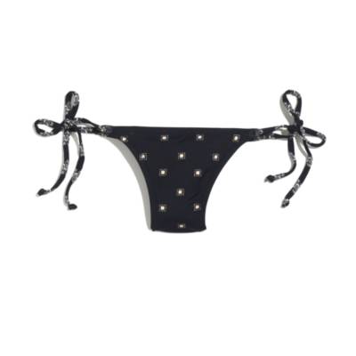 String Bikini Bottom in Squaredot