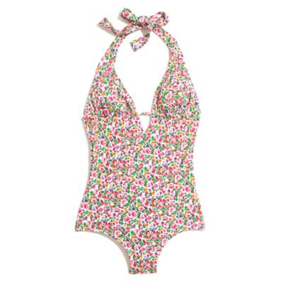 Keyhole Tanksuit in Flora