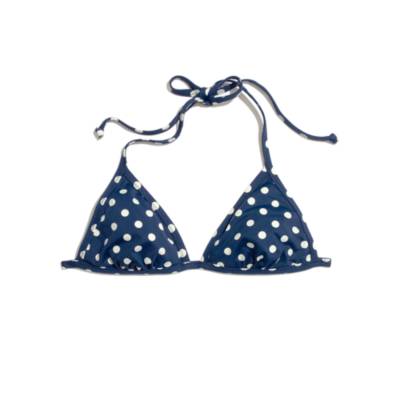 Reversible String Bikini Top in Stripes & Spots<BulletPoint></BulletPoint>
