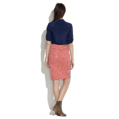 [BlankNYC] Floral Denim Skirt