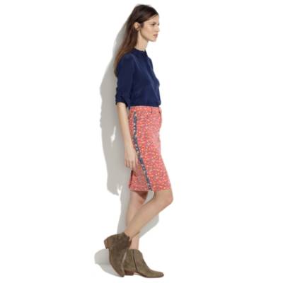 [BlankNYC] Floral Denim Skirt