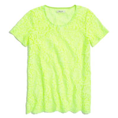 Neon Lace Top