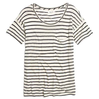 Slideshow Tee in Stripe