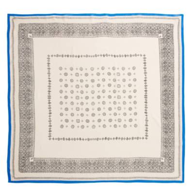 Silk Bandana-Print Scarf