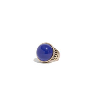 Carved Cobalt Ring