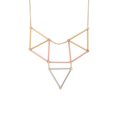 Pick-Up Sticks Necklace in Metal