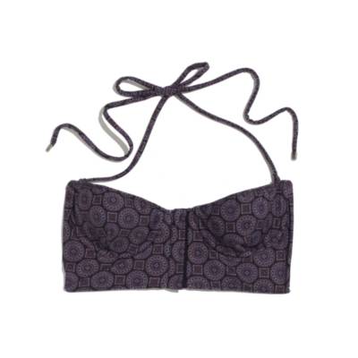Rachel Comey Blue Medallion Bikini Top