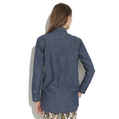 Perfect Chambray Ex-Boyfriend Shirt in Harvest Wash