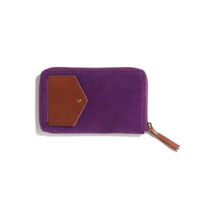 The Dispatch Wallet in suede