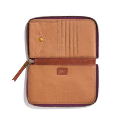 The Dispatch Wallet in suede