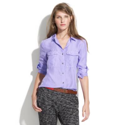 Washed Silk Boyshirt