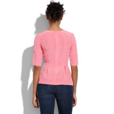 Flowersketch Peplum Top