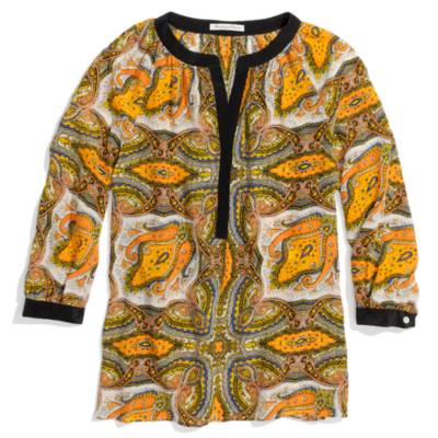 Silk Paisleyview Blouse