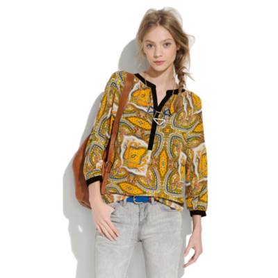 Silk Paisleyview Blouse