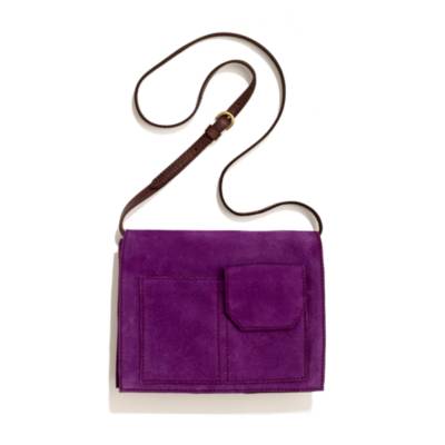 The Gala Clutch in suede
