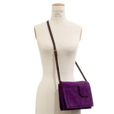 The Gala Clutch in suede