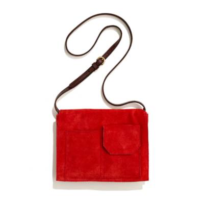 The Gala Clutch in suede