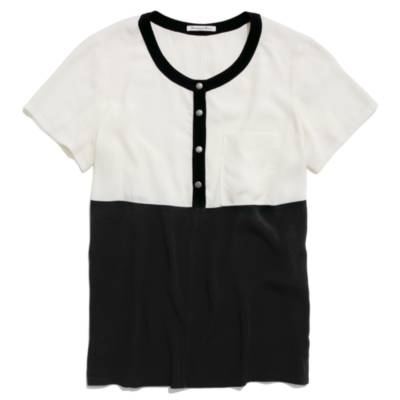 Contrast Henley Top