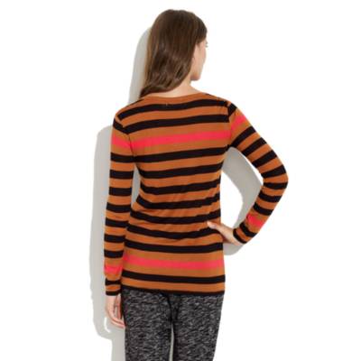 Easygoing Tee in Colorblock stripe