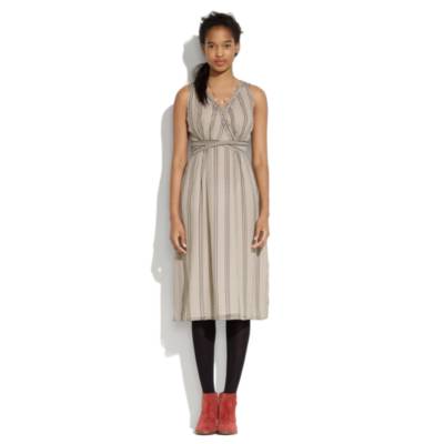 Silk Dotline Dress