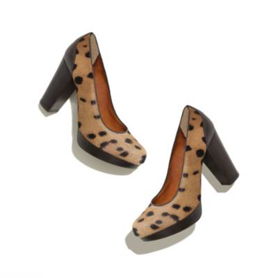 The Highgate Pump in Calf Hair