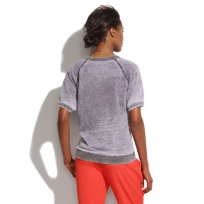 Rxmance&reg; Solid Short-Sleeve Sweatshirt