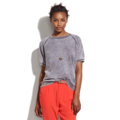 Rxmance&reg; Solid Short-Sleeve Sweatshirt