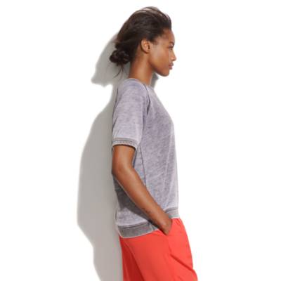 Rxmance&reg; Solid Short-Sleeve Sweatshirt