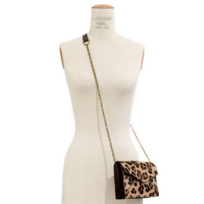 The Chain Minibag in Calf Hair