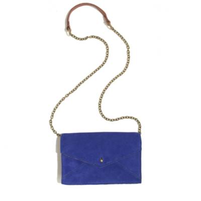 The Chain Minibag in suede