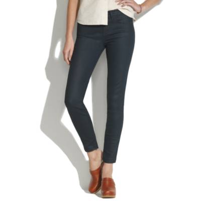 Skinny Skinny Ankle Jeans in Coated Lakestorm Wash