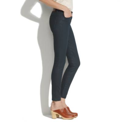 Skinny Skinny Ankle Jeans in Coated Lakestorm Wash