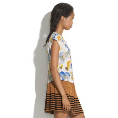 Floral Silk Tee