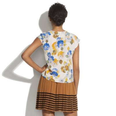Floral Silk Tee