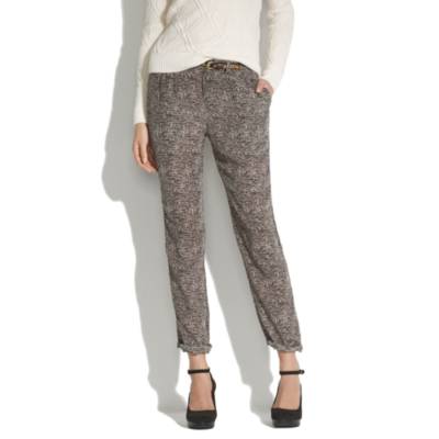 Silk Newsprint Pants