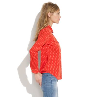 Shrunken Paintdot Cord Boyshirt