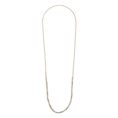Vanessa Mooney Cylinder Mixed-Metal Brittany Necklace