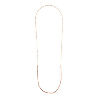Vanessa Mooney Copper Beads Brittany Tube Necklace