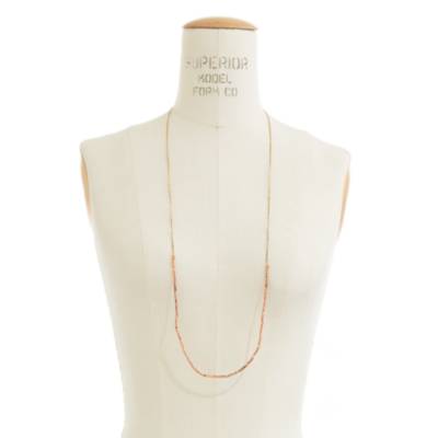 Vanessa Mooney Copper Beads Brittany Tube Necklace