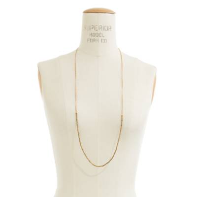 Vanessa Mooney Diamond Brass Beads Brittany Necklace